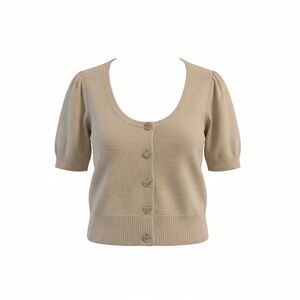 NWT Torrid Taupe Heart Button Cropped Cardi | Super Soft Knit | Size 1X (14–16)